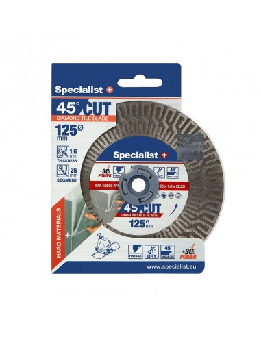 #31737 [11-2-5125] SPECIALIST+ diamond cutting and grinding disc, 125mm