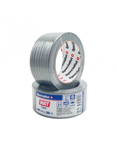#31814 [40-2-12550P] SPECIALIST+ universal duct tape, grey, 25 m x 48 mm