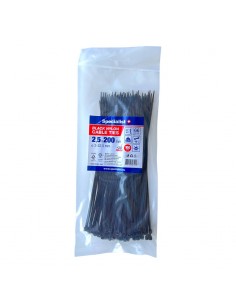 #31714 [81-3-2202J] SPECIALIST+ nylon cable ties, black, 2.5x200 mm, 100 pcs
