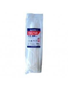 #31730 [81-3-7300B] SPECIALIST+ nylon cable ties, white, 7.6x300 mm, 50 pcs