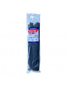 #31733 [81-3-7380J] SPECIALIST+ nylon cable ties, black, 7.6x370 mm, 50 pcs