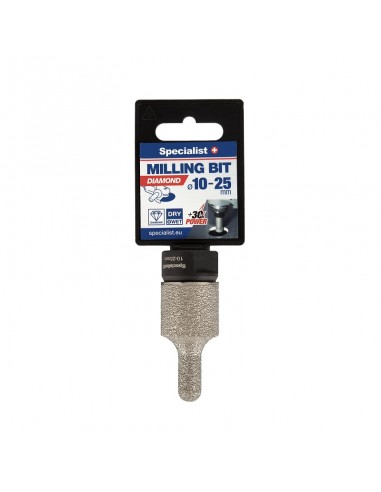 #31742 [11-2-9606] SPECIALIST+ diamond milling bit M14, 10-25 mm