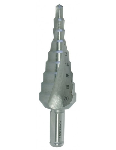 Vrták stupňovitý HSS 4-20mm/9st.