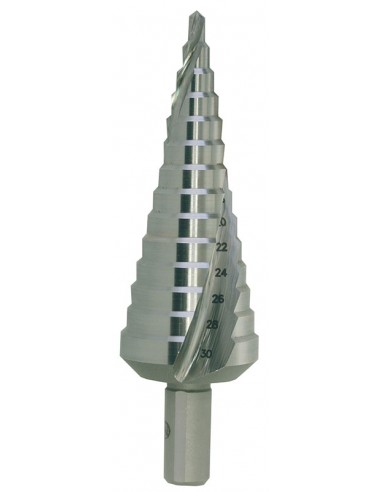 Vrták stupňovitý HSS 4-30mm/14st.